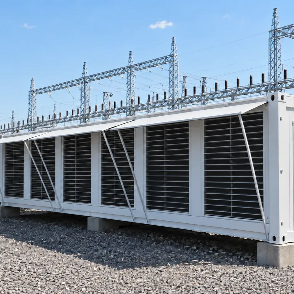 ChainOp Systems compute containers at a substation in Ethiopia