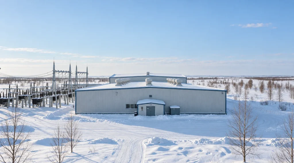 ChainOp Systems hosting facility in Finland in winter