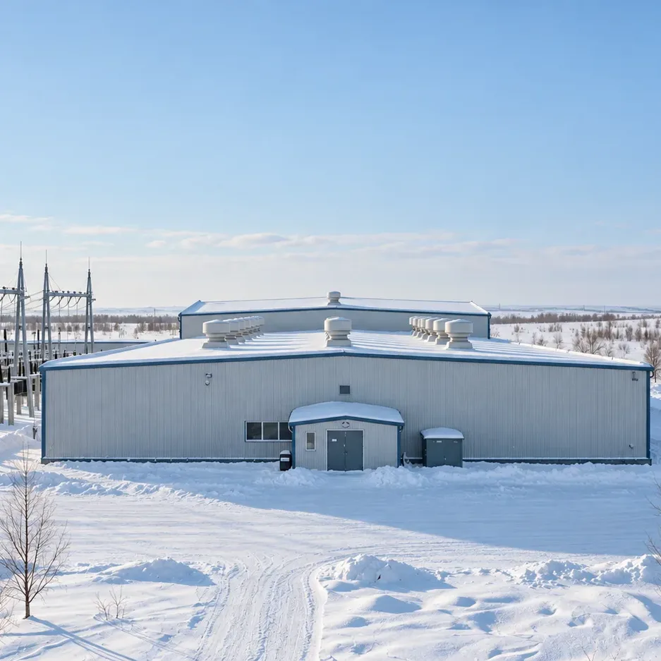 ChainOp Systems hosting facility in Finland in winter